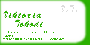 viktoria tokodi business card