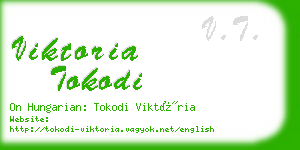 viktoria tokodi business card